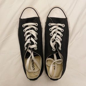 Black Low Top Converse
